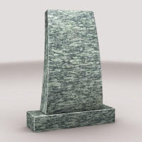 Stehendes Denkmal mit gewlbter Vorderseite in Olive green