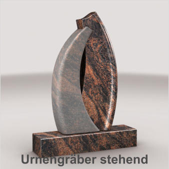 Urnengrber stehend